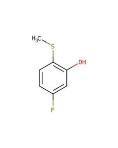 Astatech 5-FLUORO-2-(METHYLTHIO)PHENOL; 0.25G; Purity 95%; MDL-MFCD16998980